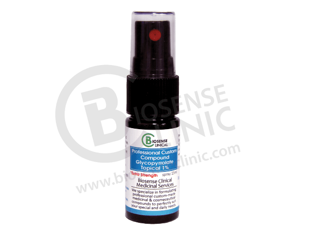 BiosenseClinical Glycopyrrolate Topical spray - 15 ml - Biosense Clinic