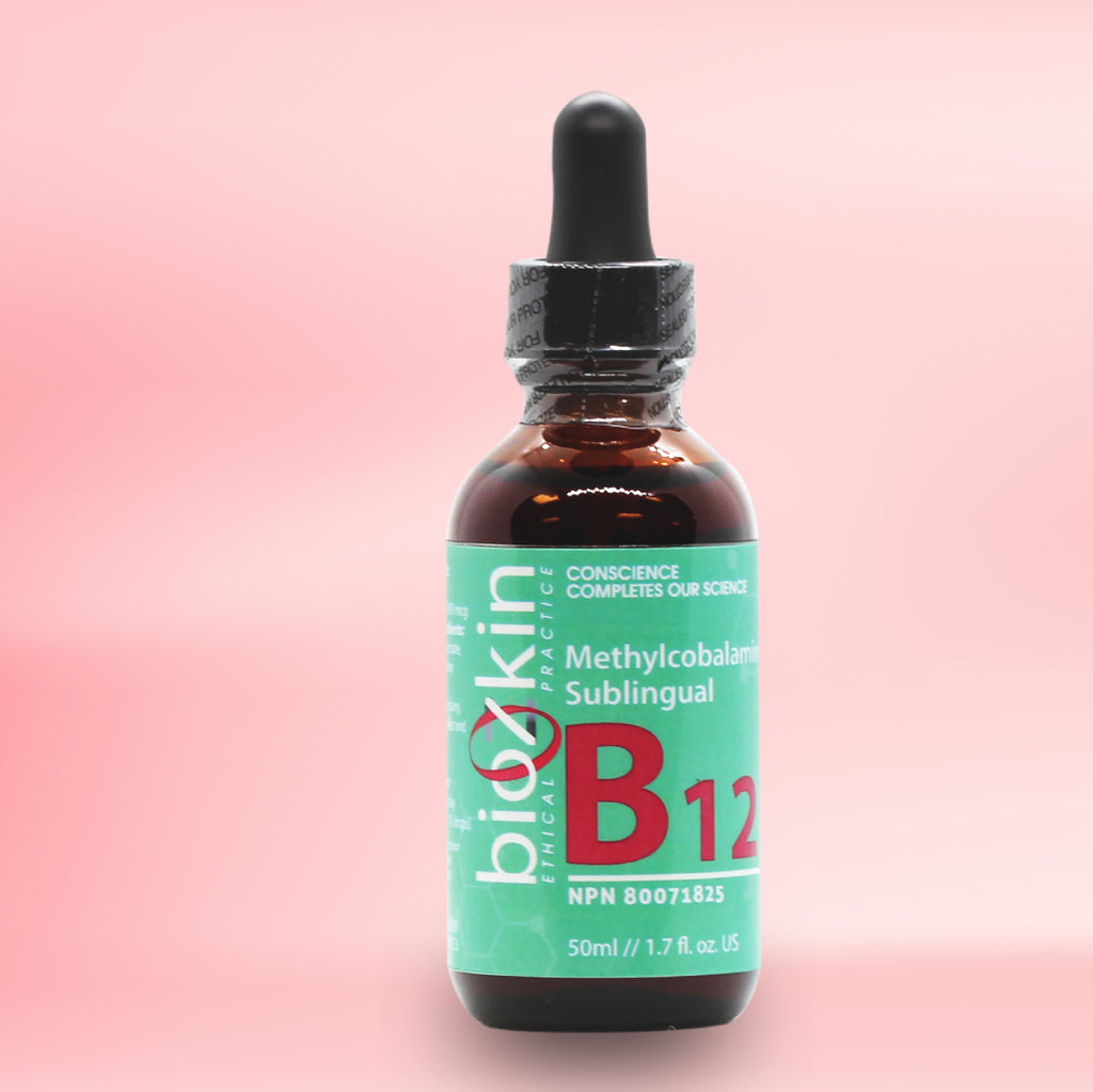 BioZkin Sublingual Vitamin B12 Methylcobalamin 50ml - Biosense Clinic