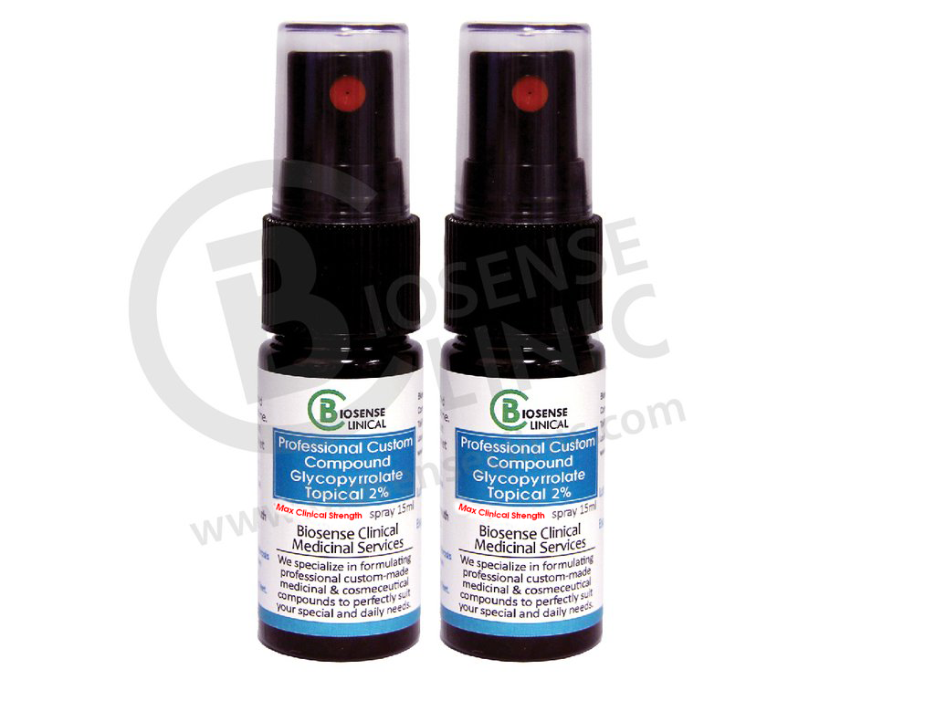 BiosenseClinical Glycopyrrolate Topical spray - 15 ml - Biosense Clinic