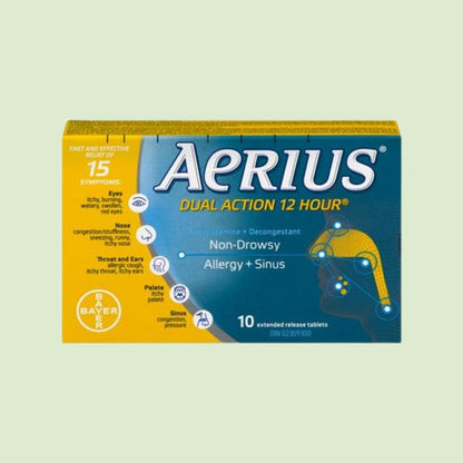 Aerius Dual Action 12 Hour - BiosenseClinic