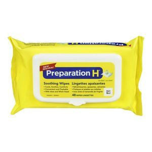Preparation H Soothing Wipes With Aloe - Biosense Clinic
