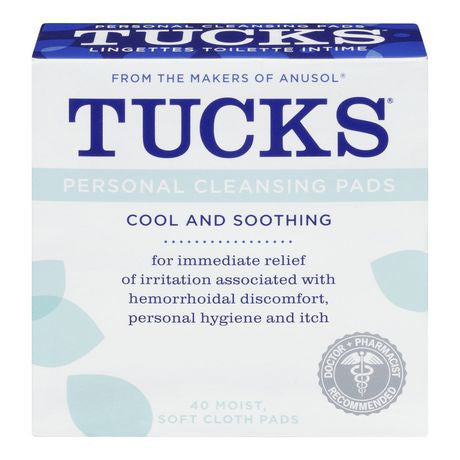 Tucks Personal Cleansing Pads - Biosense Clinic