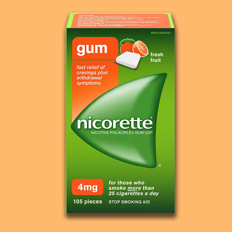 cigarette fruit FDA announces first approval of fruit-flavored e-cigarettes for adults chew at least nine pieces of nicotine chewing gum per day for the first six weeks of a 12 Buy NICORETTE FRUIT FLAVOR GUM