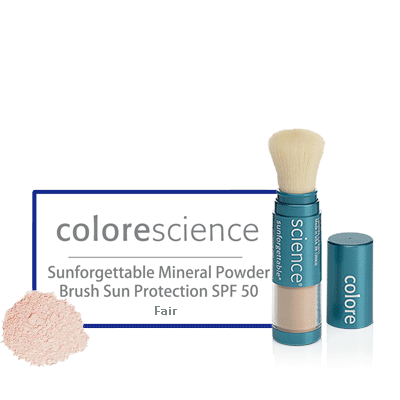 Colorescience Sunforgettable Mineral Powder Brush Sun Protection SPF 50 - 6 g - Biosense Clinic