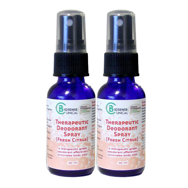 BiosenseClinical Therapeutic Deodorant Spray (Fresh Citrus) - Biosense Clinic