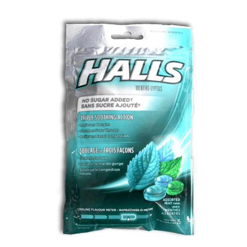 Halls Mentho-Lyptus Cough Drops Sugar Free (Assorted Mint) - Biosense Clinic