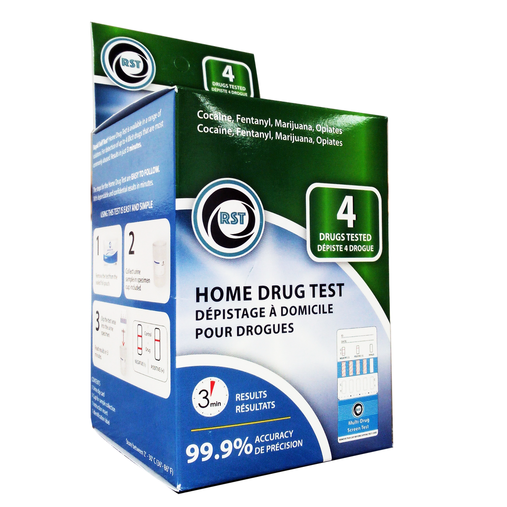 Rapid Self Test Home drug Test kit – 4 drugs Rapid Self Test Home drug Test kit – 4 drugs