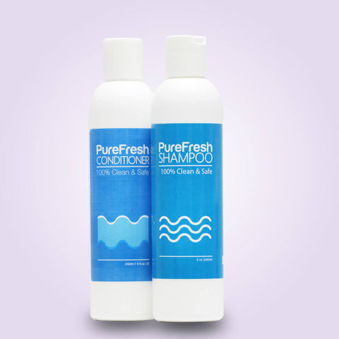 PureFresh Shampoo & Conditioner Combo Set - Cap 240ml x 2 - Biosense Clinic