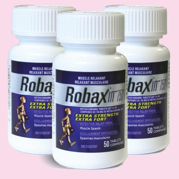Robaxin - 50 tabs (750mg) x 3