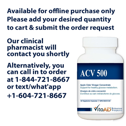 VitaAid Apple Cider Vinegar - 500mg - Biosense Clinic